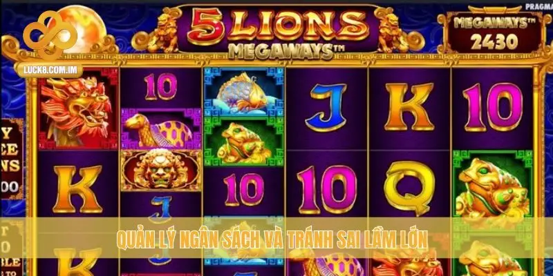 Quản lý ngân sách và tránh sai lầm lớn